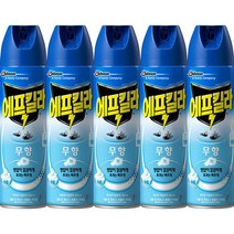 무향 500ml 5개 모기 파리 퇴치 살충 스프레이 모기약