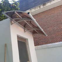 캐노픽스 550 X 3000 비가림시설 어닝만들기 수동어닝 창문 차양 야외보관함 접이식어닝, 그린렉산 검정 브라켓 검정 바