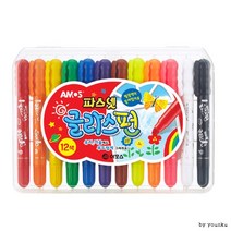 아모스 파스넷 글라스펀 12색 -PP /볼펜/샤프/연필/필, 상세페이지 참조