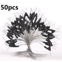 20-50 개/대 낚시 서브 라인 스플리터 더블 후크 접촉기 장치 분기 조정 및 분리 물고기 기어 액세서리, 50pcs