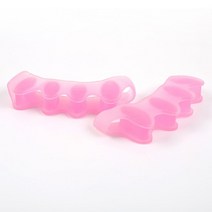 발건조증 뒷꿈치 양말 발 각질제거 보습 실리콘 손가락 가락 보호대 가락 분리기 들것 교정기 건막류 보호대 통증 완화 관리 색, 분홍