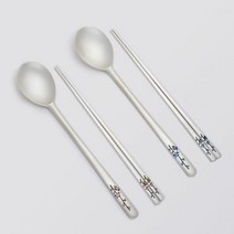 한국도자기리빙 매화 칠보 예단 은수저 2인 세트()SVCT22MHSC02