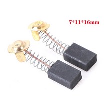 카본 브러쉬 5x8x12mm 전동 공구 예비 부품 전기 모터 블랙 데커 앵글 그라인더 G720 2 개, [01] As Pic Show