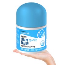 프로바이오틱스 굿앤키즈 아연 맛있게 씹어먹는 유산균 1200mg 60정