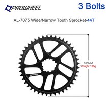MTB 로드 스프라켓 픽시휠 바퀴 시마노 스램 호환 12 11 10 9 8 7 단 Prowheel 자전거 좁은 와이드 체인 링 라운드 휠 40T 42T 44T 46T 48T 34T, [02] 42T