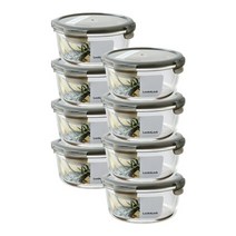 [본사] 락앤락 오븐글라스 유로스팀홀 원형 950ml(LLG861T) 8P, 없음