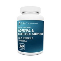 아슈와간다 아쉬와간다 추출물 60캡슐 Dr. Berg’s Adrenal & Cortisol, 60 Count (Pack of 1)