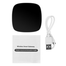 멀티 모드 메쉬 허브 Black Tuya-Zigbee 3.0 브리지 스마트 홈 Zigbee 게이트웨이 허브 자동화 주거용 원, 한개옵션0