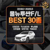 [골져스] 올뉴 투싼 페이스리프트 차량용품 카본 인테리어 튜닝 몰딩 악세사리, 14 도어캐치 패널 유광블루카본
