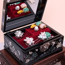 봄날 자개보석함 나전칠기보석함 2단보석함, T9봄날자개보석함