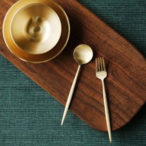 놋담 방짜유기 커트러리 디저트 1인 2P