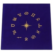 타로 카드 24 Pentagram Tarots 식탁보 벨벳 제단 Cloth Pentacles Mat, 20