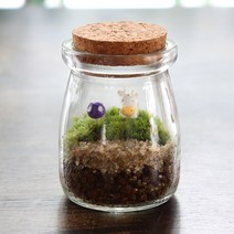 미니 푸딩병 이끼 테라리움 만들기 DIY 키트 6종, 꼬마 얼룩소