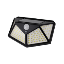 태양광 100 LED 적외선센서 자동감지 야외조명 벽부등, 태양광100LED감지벽부등