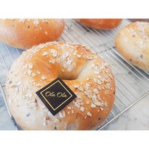 [쌀빵 오라오라] No밀가루/갓 구워 오후발송-익일배송/ 잡곡 쌀베이글 1팩(6개입)