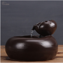 세수돗가 인공 폭포 바닥 분수 실내 정원 만들기 가정용 미니분수대, E