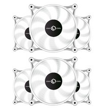 [LEADCOOL] 120 LED WHITE WHITE (6PACK) [시스템쿨러/120mm]