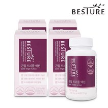 베스처 관절+연골+뼈건강 3중복합기능 트리플 액션 플래티넘 MSM 1500mg 60정 아세틸글루코사민 비타민D, 4박스