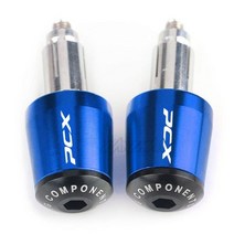 오토바이 카울 부품 PCX 핸들 바 엔드 플러그 밸런스 패드 CNC 알루미늄 혼다 125 150 160 200 EV HP MPG PCX160-CBS, Blue