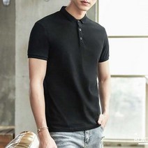 AMD333650남성 기본스타일 카라 티셔츠 데일리 면 반팔티셔츠