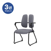 듀오백 DK 073B 회의용의자 학생의자 컴퓨터의자, 레드