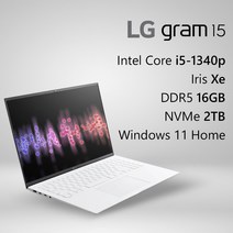 LG전자 2023 그램15 15ZD90R-GX56K *사은품 증정*, WIN11 Home, 16GB, 2TB, 코어i5, W