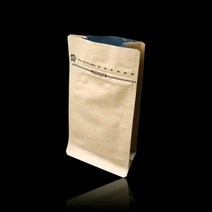 GBT427069지퍼스탠드 크라프트 봉투 13.4X26.5cm 폭4cm 200매, 1