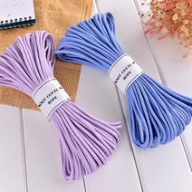 세기텍스타일 3.0mm 36m 니트 코튼 순면 마크라메 로프 (30color), ORANGE