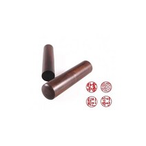 GNJ443519도장 재료 (뚜껑없음) 대추목 6푼(18mm) 만년도장 스탬프제작 인감 날임 스템프