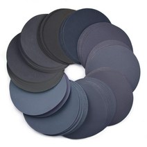 6 인치 150MM 습식 및 건식 플로킹 샌딩 디스크 실리콘 카바이드 후크 루프 60-10000 궤도 사포 자동차 페인트 목재 금속용, 10 3000 Grit_01 10 Pcs