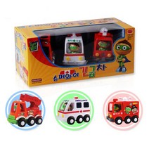 남아 자동차 장난감 사다리차 구급차 소방차 3종 완구 주니어 3세 미니카