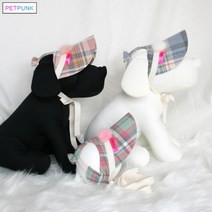 [스토어봄] 펫펑크 강아지 겨울모자 체크홀릭3종-흔들어도 벗겨지지 않아요-펫펑크, 색상:블루 / 사이즈:XL(리트리버)