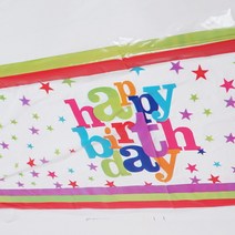 생일파티 테이블보 식탁커버 홈파티