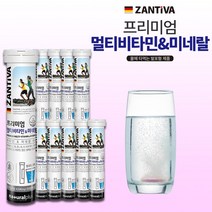 잔티바 프리미엄 멀티비타민&미네랄/20정/독일 수입 완제품/건강기능식품/발포비타민(12개)