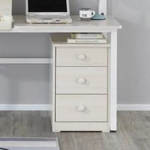 가구앤하우스 3단 책상 수납장 책상 서랍장, 3단 서랍장(워시)