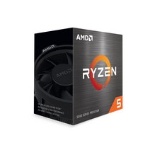 AMD Ryzen 5 5600 with Wraith Stealth Cooler 3.6GHz 6코어 12스레드 35MB 65W[국내 정규 대리점품]100-100000927BOX
