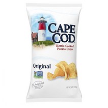 Cape Cod 포테이토 칩 오리지널 케틀 쿡 8oz Potato Chips Original Kettle Cooked, 1팩