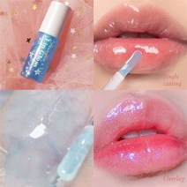 립글로즈 립틴트 립밤 립라이너 잘 지워지지 않는 착색 타투 립스틱 틴트 베이비 블루 미러 클리어 립글로스 펄리 매혹적인 립 글레이즈 글리터 립 롱래스팅 워터프루프 젤리 톳 립, 05