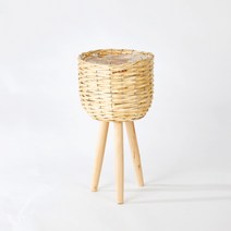 모던하우스 내츄럴 바스켓 스탠드 팟 H40cm AF0520007, 사진참조