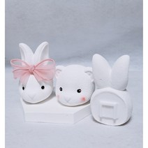 토끼 곰2p석고방향제 차량용 인테리어용, no.5차량