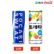 이온음료 포카리스웨트 토레타 2종 240ml 30캔 세트, 단품, 1세트