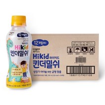 후디스 하이키드 킨더밀쉬 액상분유 200ml 24개입 2박스, 킨더밀쉬 200ml 24개입 2박스