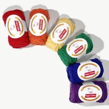 해피코튼 뜨개실 코바늘실 해피코튼실 아기실, [해피] 724 블루사파이어