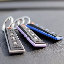 키홀더 로카 스타일 차량용 3컬러 넘버 포굿드라이브, 쿠팡에스알컴퍼니 그레이