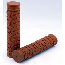 Fito 피토 고무 핸들바 그립 갈색 길이 130mm 직경 22.2mm78인치 비치 크루저 바이크 픽스티 고정 기어 로드 BMX 산악 자전거 핸들바용.