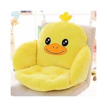 100540 등받이쿠션 새둥지 의자 하나 이중 바구니 등나무 백 쿠션 커버 이동식 스윙, 황오리, 오버사이즈 60 50 45cm