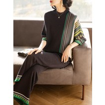 여성중년의류 50대니트 미시룩 중년의류 미시옷 마담스타일 60대정장 빅사이즈 50대패션