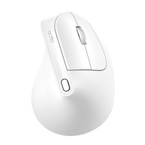 엑토 저소음 블루투스 무선 버티컬 마우스 BTM-12 손목보호 인체공학 디자인, 화이트