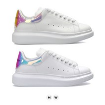 [알렉산더맥퀸] [추가인하] 23SS 오버솔 홀로그램탭 남녀 스니커즈 2종