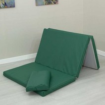 슬릭스 3단 접이식매트리스 싱글매트, 레자그린
